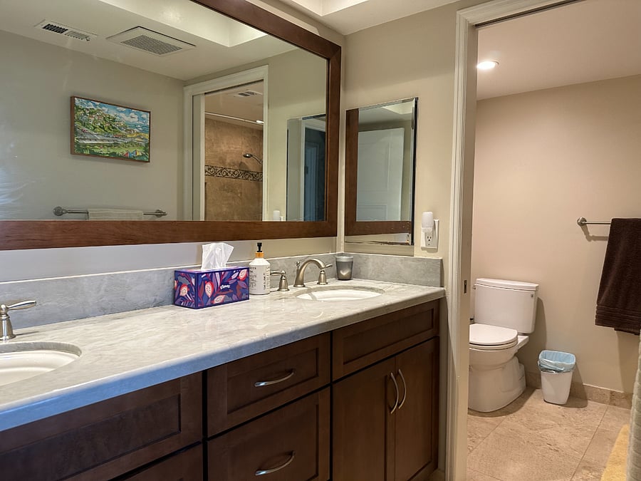 Double sink bathroom