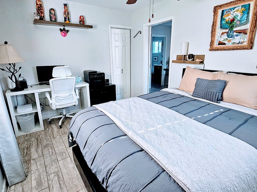 Bedroom and workstation