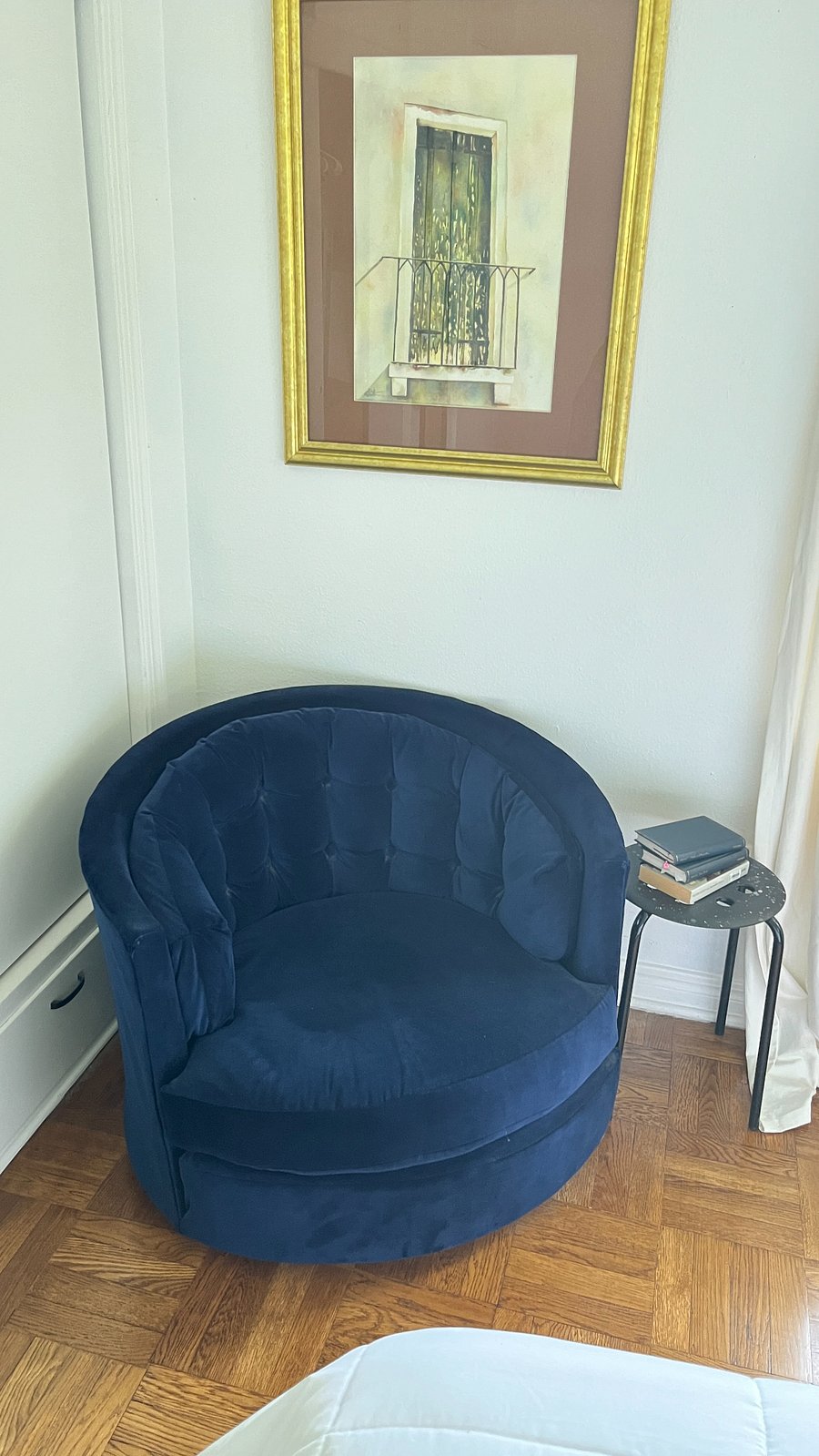Cozy reading nook