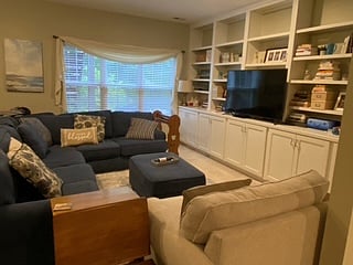 Private living room and TV. For your use only.