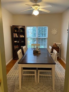 Breakfast nook on Main Floor, shared with owner.