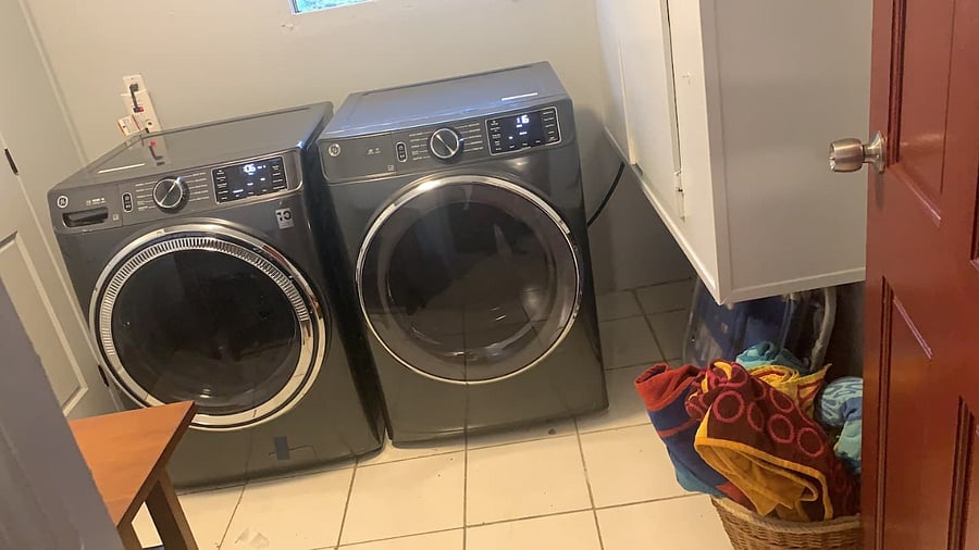 Washer and dryer with detergent and dryer sheets provided. The suite has beach gear, a cooler, beach chairs, and towels offered. Send us a message to ask about the best beaches to visit on St. Thomas, St. John, or Water Island