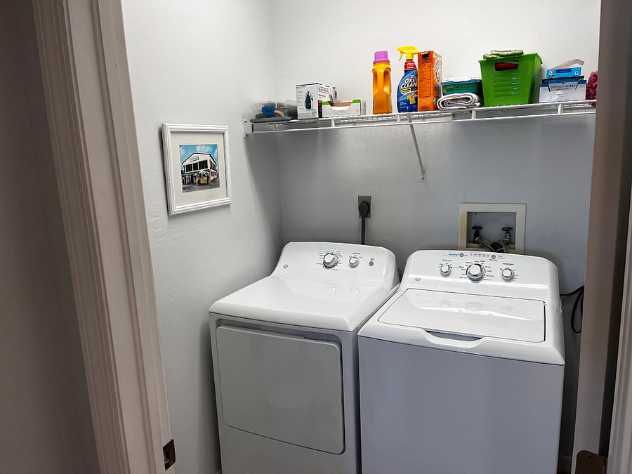 Washer and Dryer in Unit.