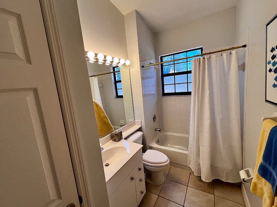 2nd Bathroom - Tub and Shower