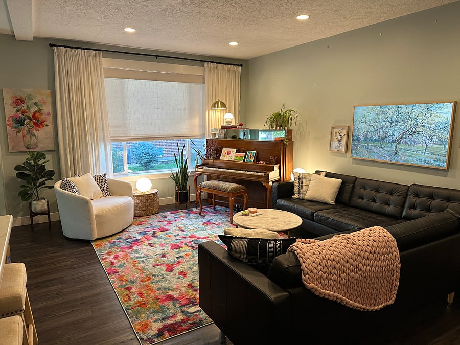 Shared living room on the main floor