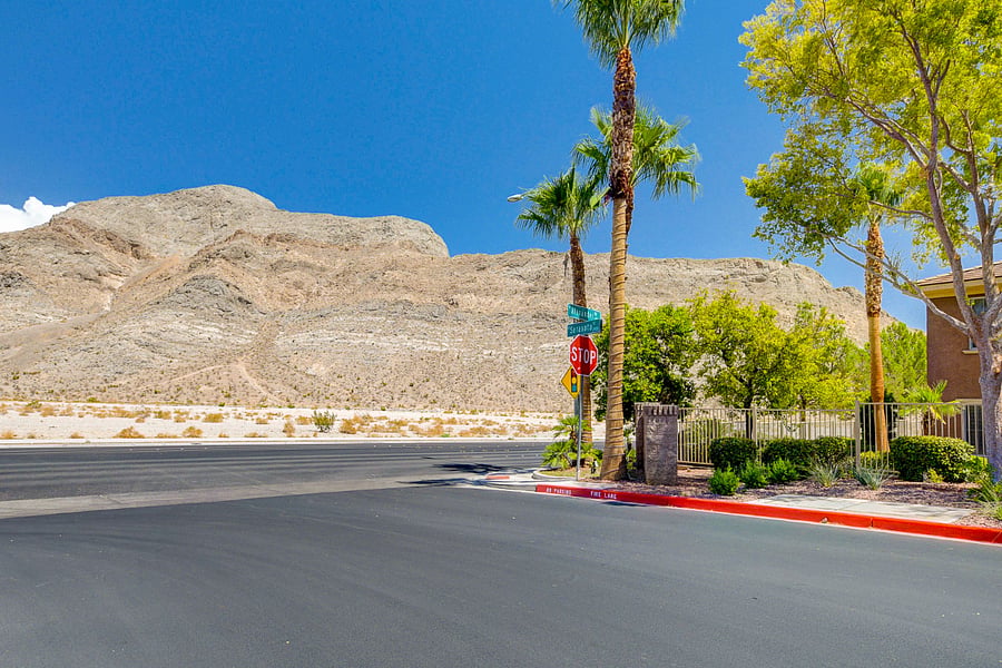 Lone Mountain Across the street