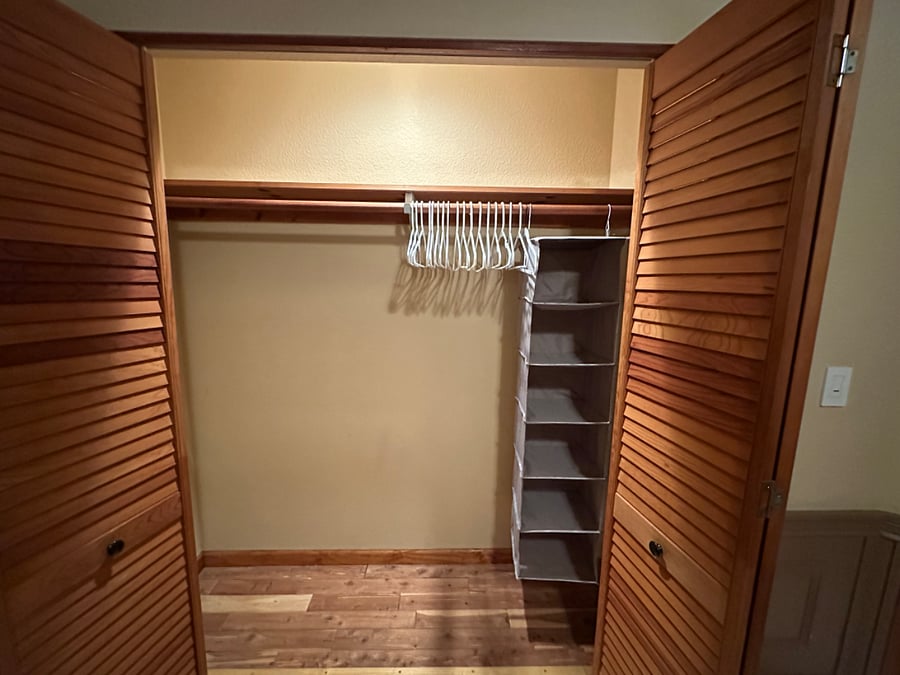 Bedroom Closet with light