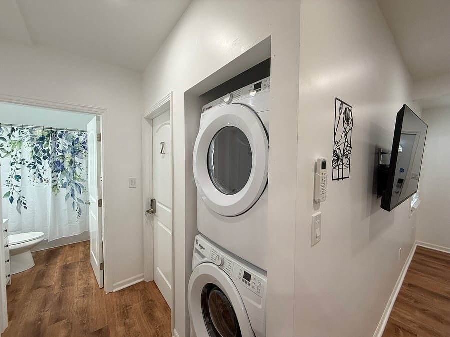 Shared Space: Washer dryer on the bottom floor