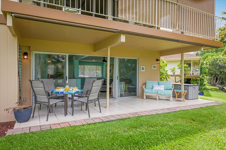 Spacious Lanai - Dining and Outdoor Living Areas