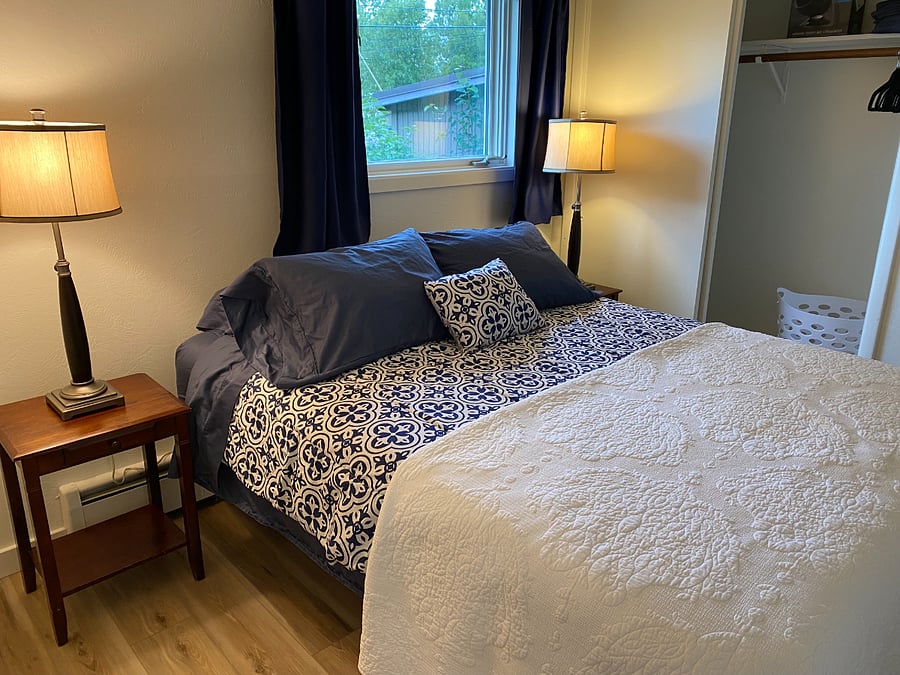 Bedroom 1, back of unit