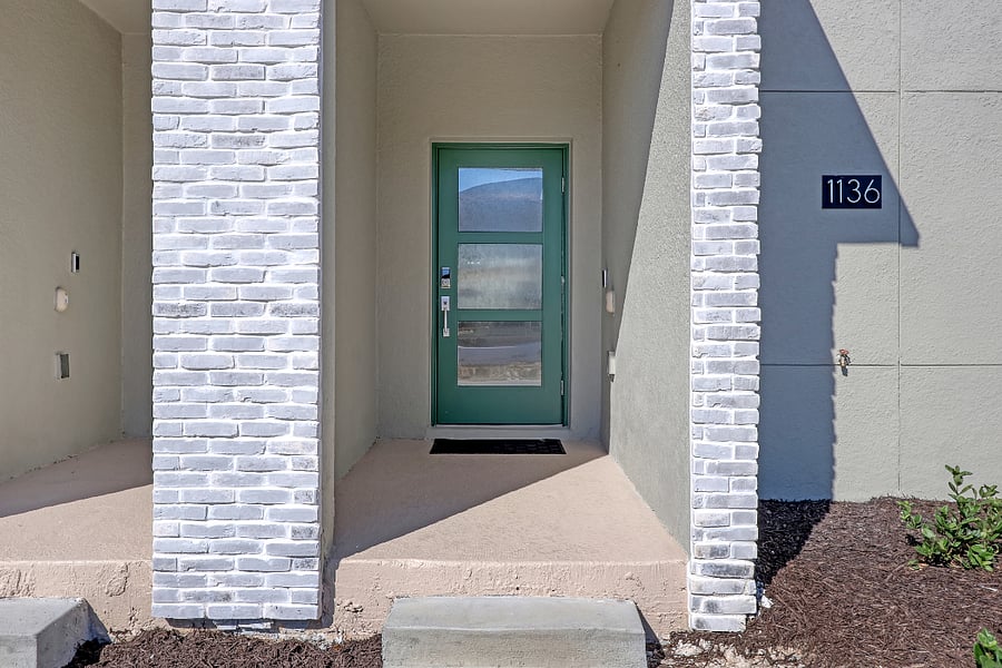Keyless entry with personalized door code. 
