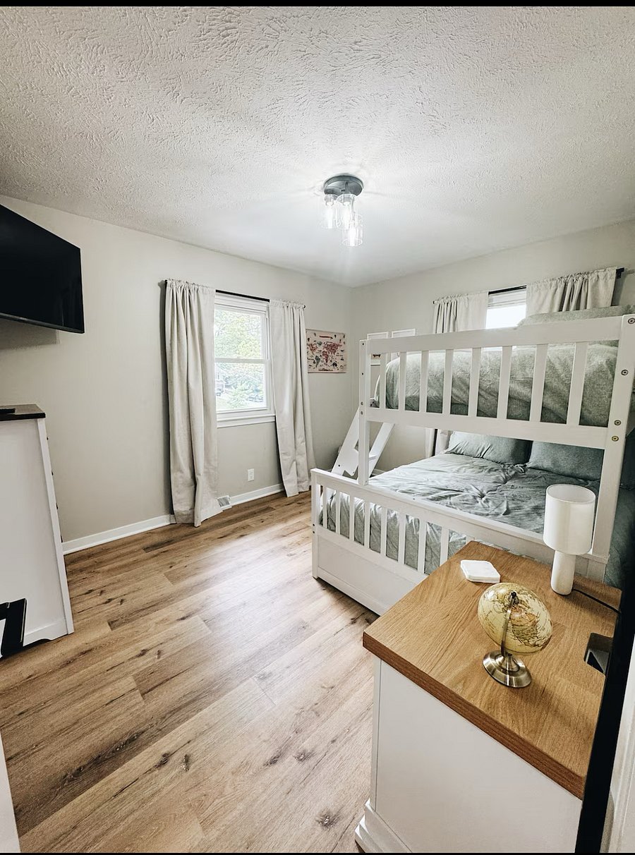 Bedroom 3 has bunk bed with trundle
