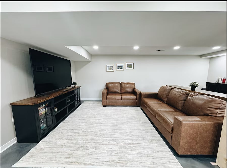 Basement Living Area
