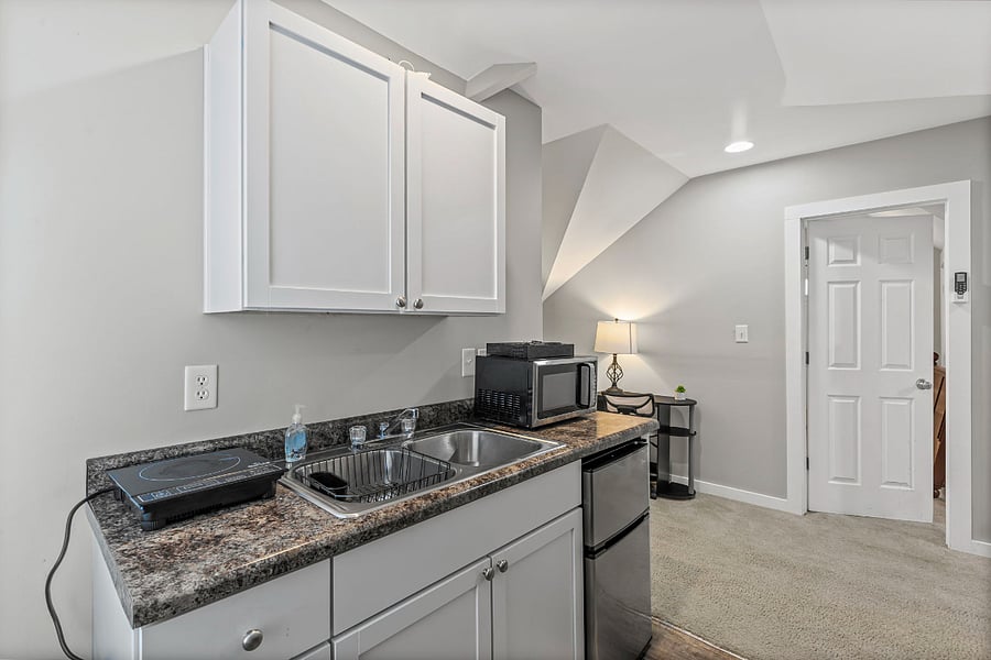 Upstairs kitchenette
