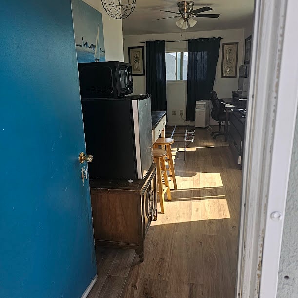 Mini frig/ Private entrance