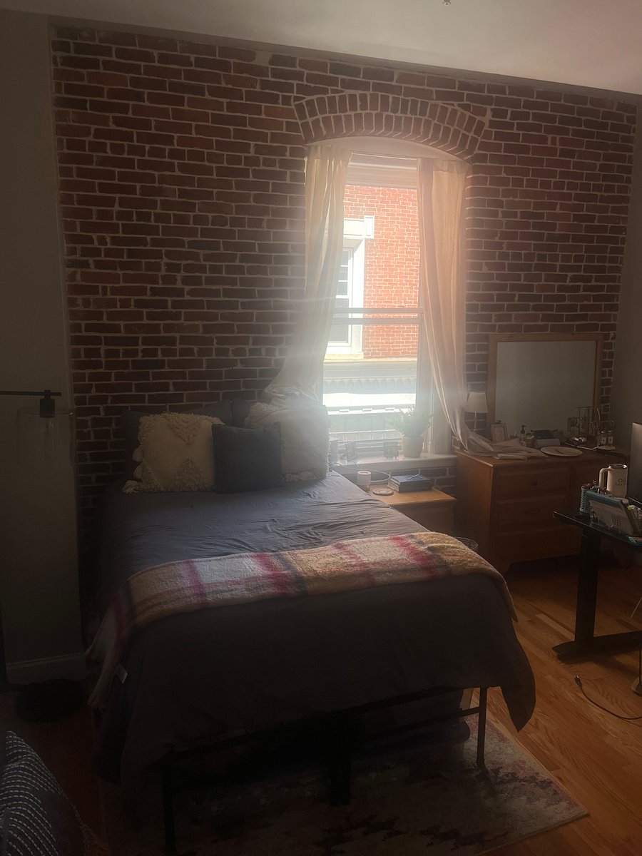 2nd bedroom with custom closet & work desk