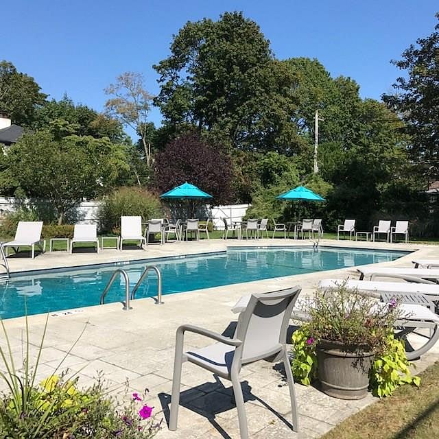 Pool with Lounge Chairs and BBQ area