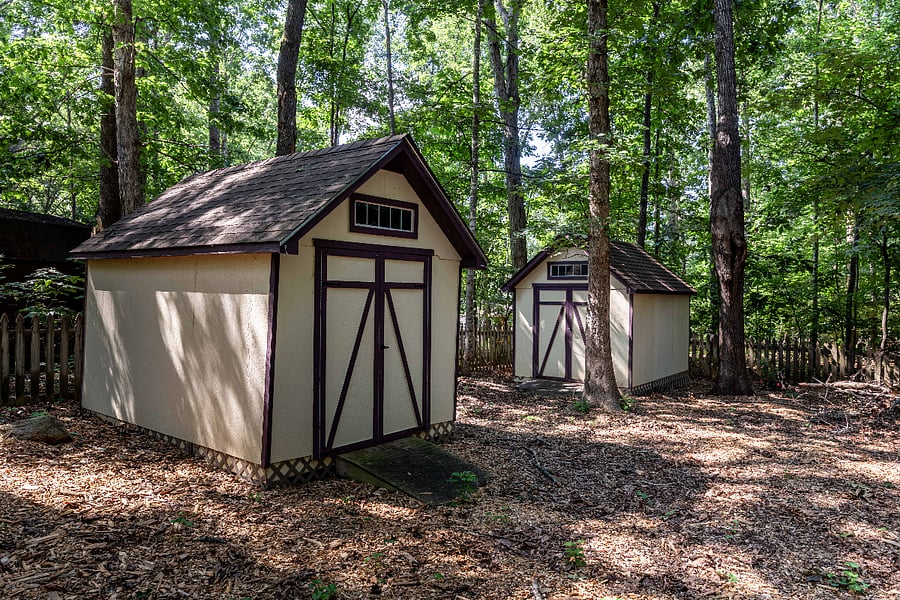 Two Large Sheds in the back yard for your use