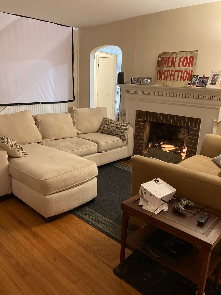 Living room (looking toward stairs, hall)