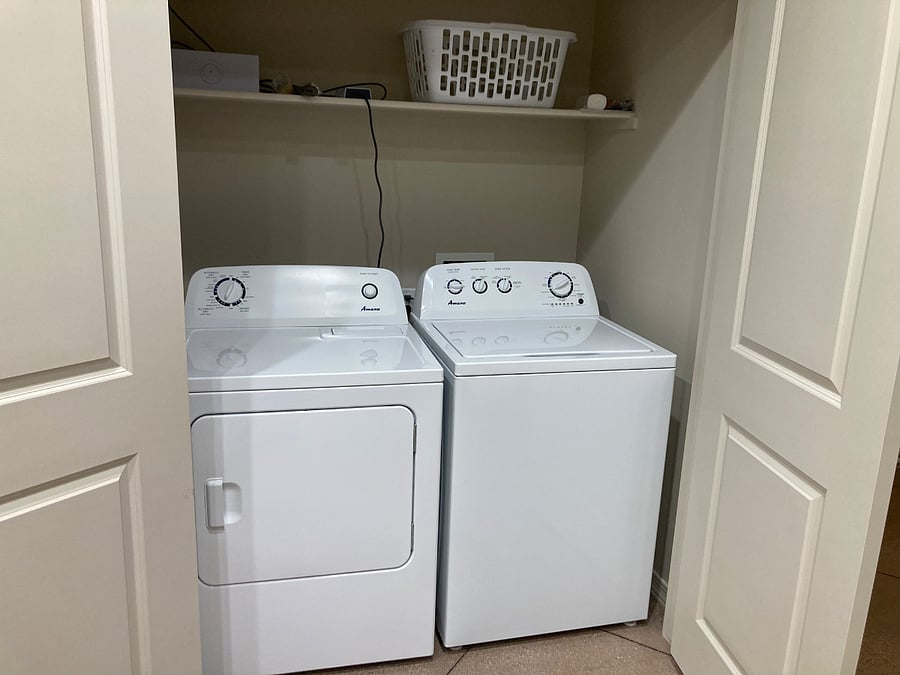 Washer and dryer