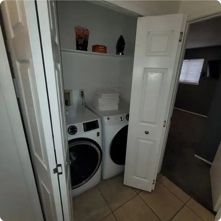 Washer and dryer