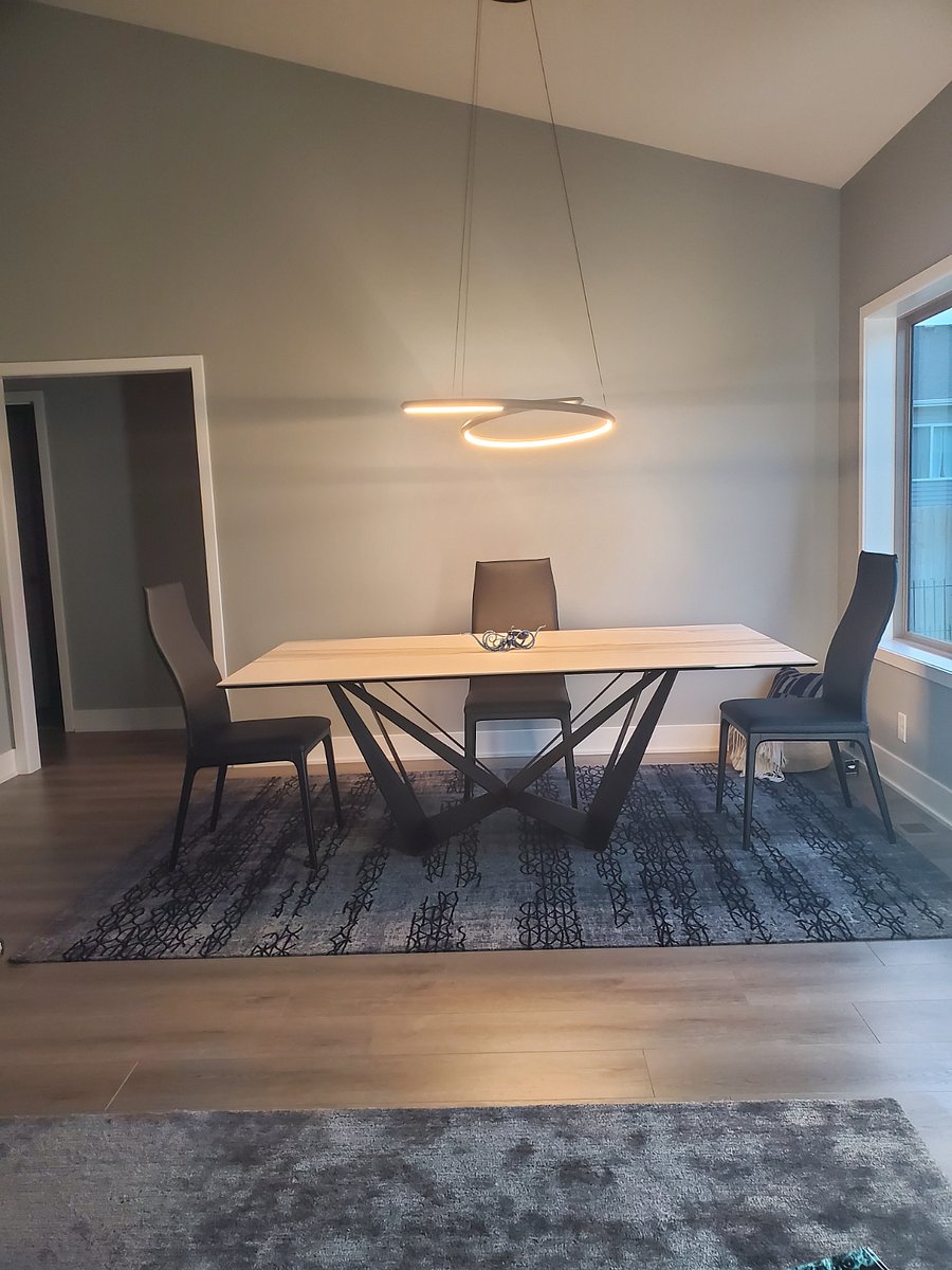 Upstairs dining table