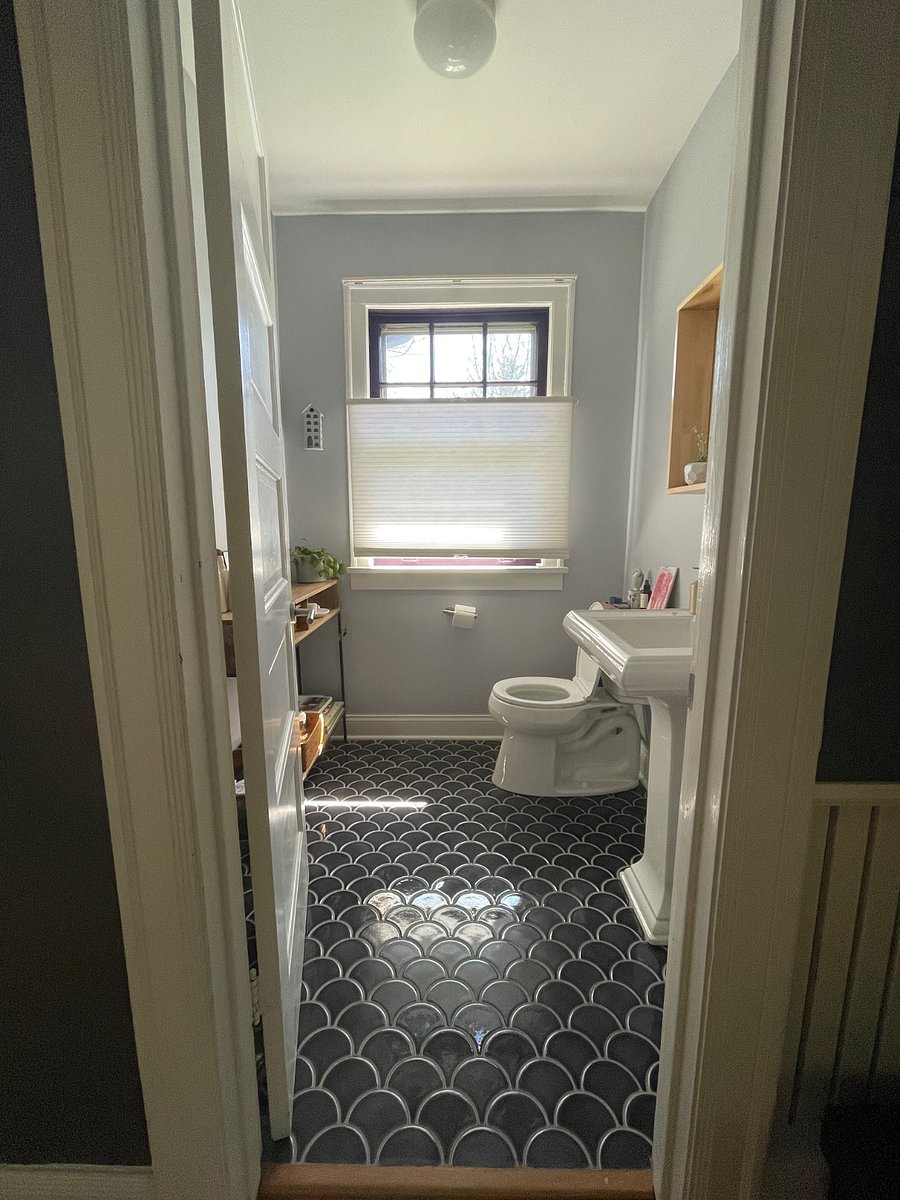 First floor guest bathroom.