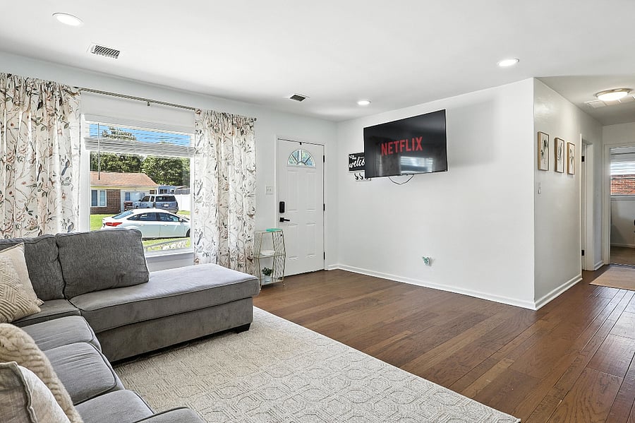 Grab the popcorn for a family movie night in the living room.