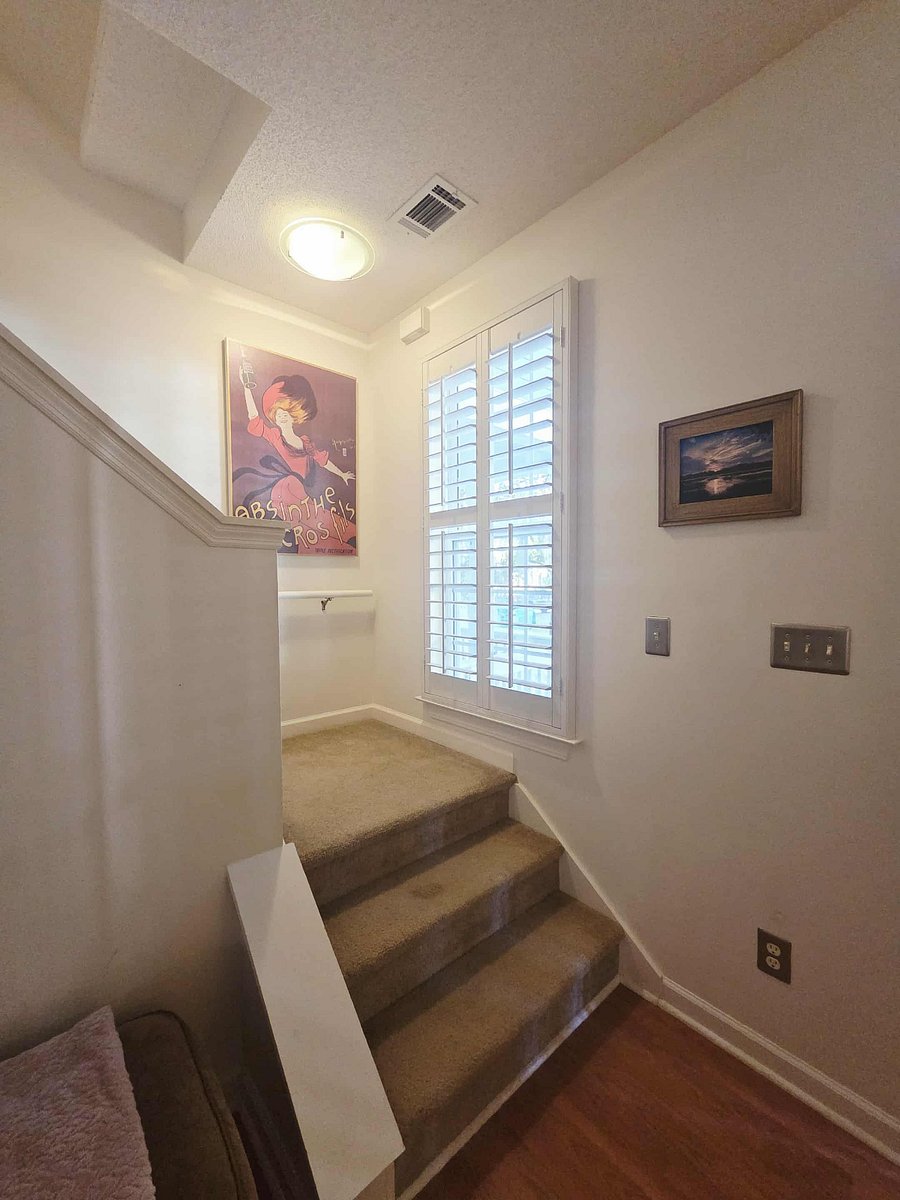 Carpeted Stairway