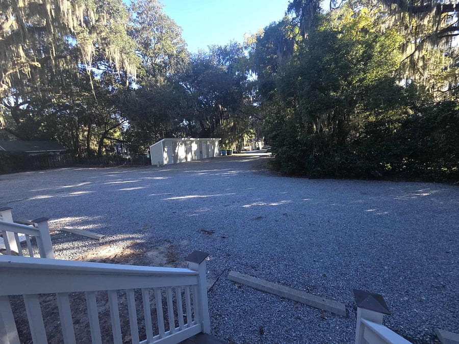 Rear Parking Area