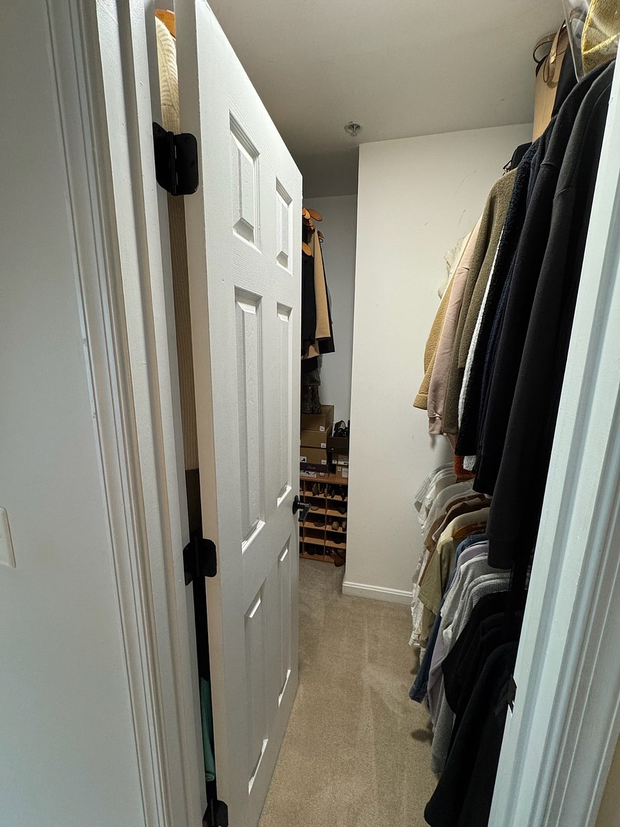 Bedroom 1: Master walk-in closet