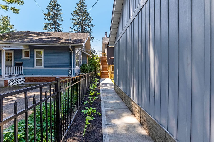 This home has it's own private entrance from the rear parking area