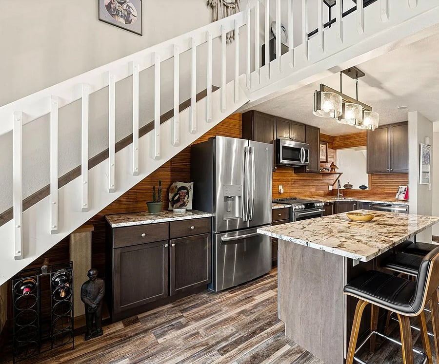 stairs leading to loft