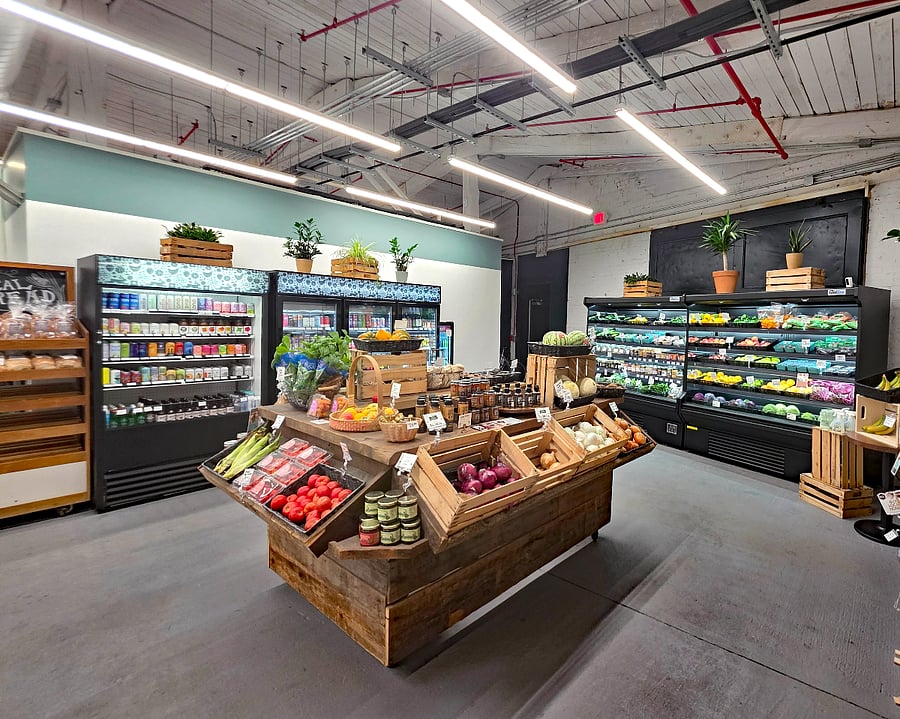 Interior of Ecusta Market