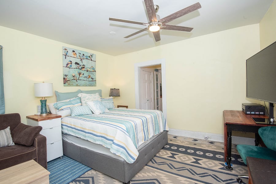 Comfortable Studio Living & Sleeping Space