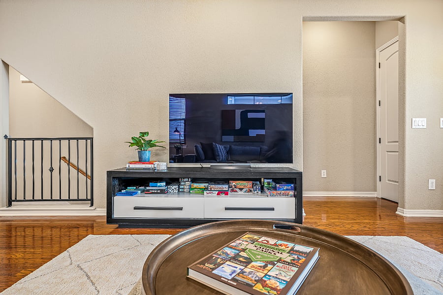 Living room 65" smart TV