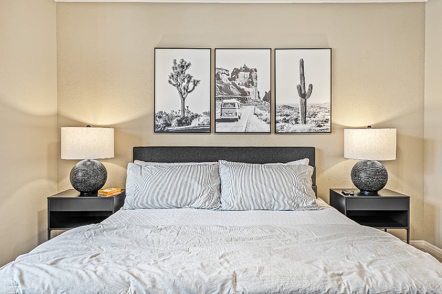 Primary Bedroom - King size bed