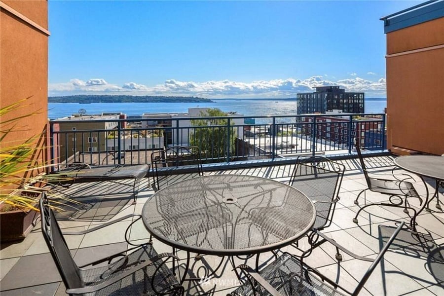 Enjoy Puget Sound view from the 7th floor balcony