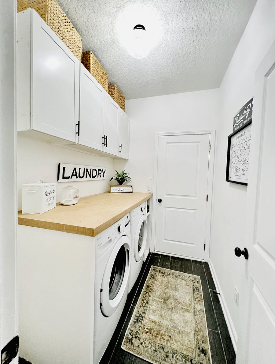 Shared laundry room on first floor.