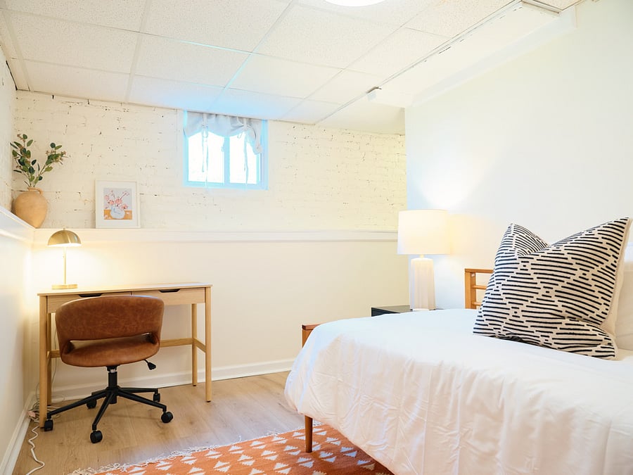 Bedroom 2 with workspace