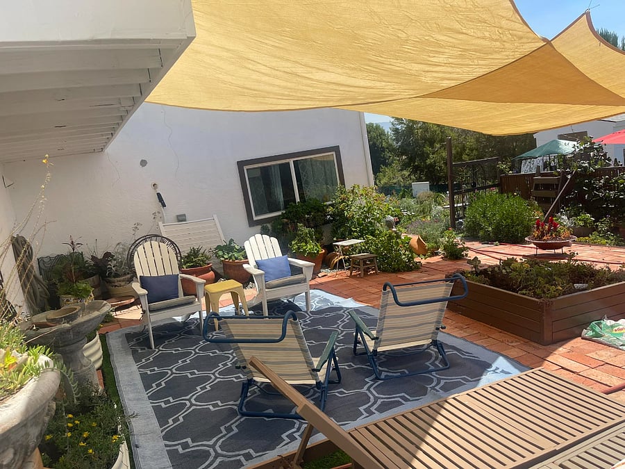 separate outdoor space