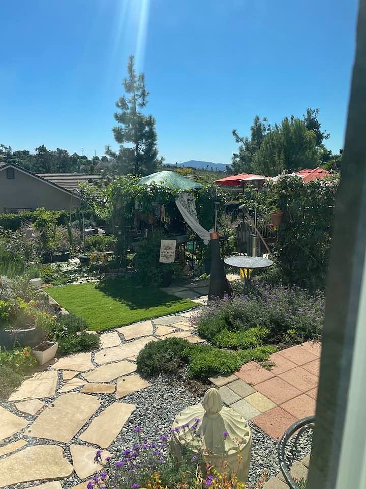 separate outdoor space