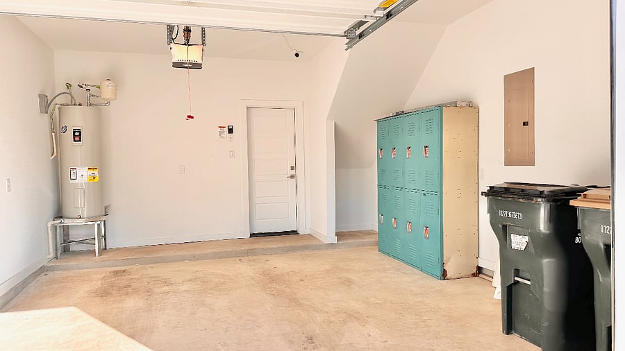 The private garage is available to tenants, but vehicles must be approved due to the compact size of the garage.  