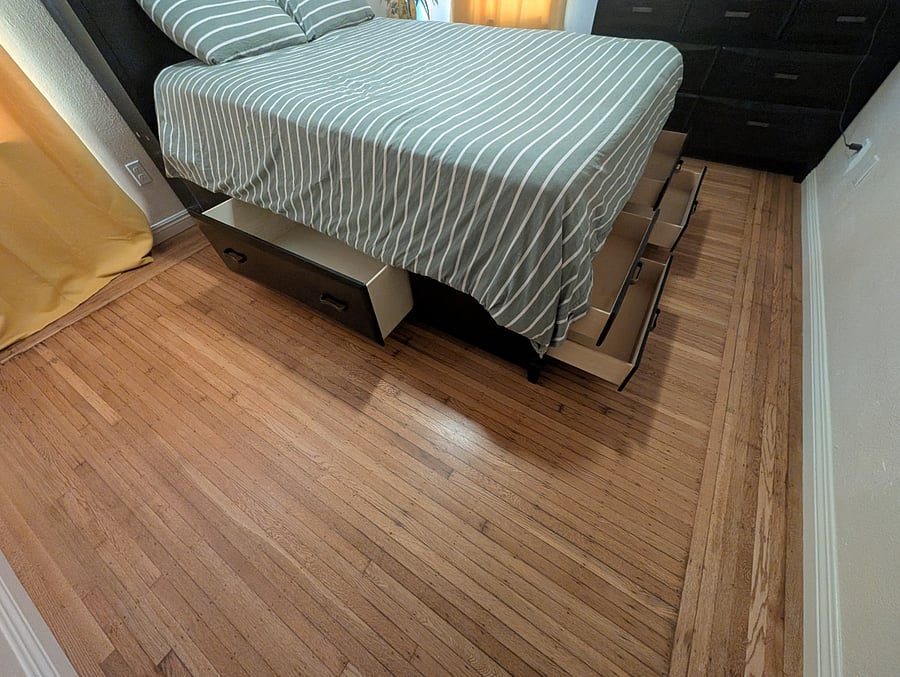 Bed storage and dresser