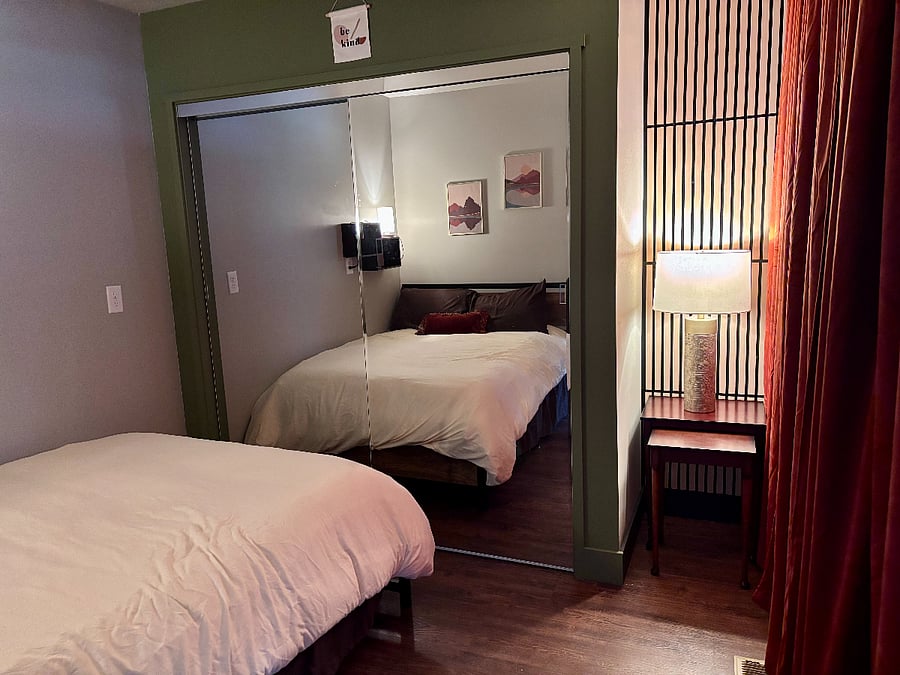 Second bedroom. Located off the office downstairs.