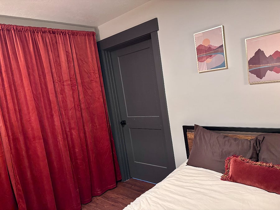 Second bedroom. Full-sized bed.
