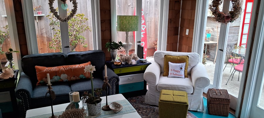 Another view of the sunroom/ family room