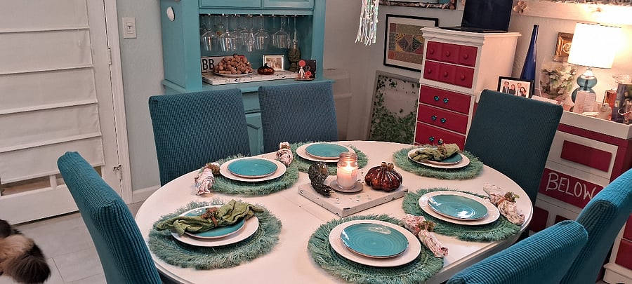 Table's set and ready for guests