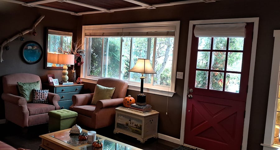 The living room
