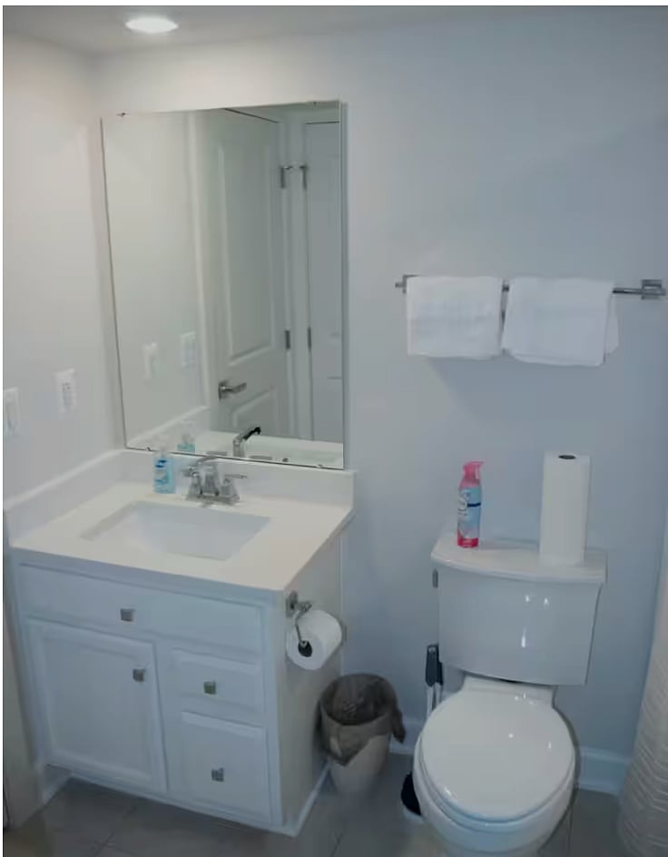 Bathroom on Bedroom 1 on first floor
